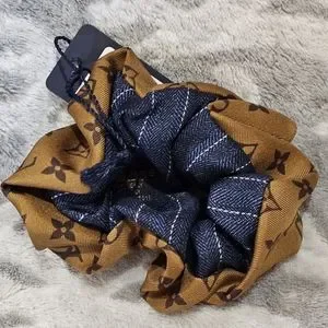 Louis Vuitton Hair Ribbon Brown Monogram Denim Hair Accessories 100% Silk Louis Vuitton | Accessories | Louis Vuitton Hair Ribbon  main image 2